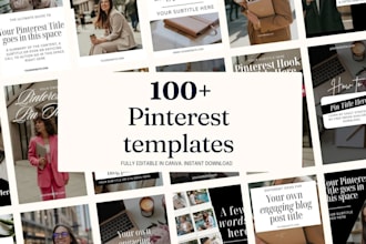 provide you pinterest pin template