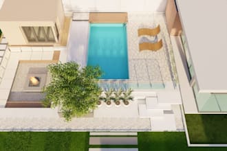 design your landscape backyard garden pool and outdoor space