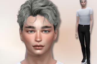 create custom sims 4 characters, cc, outfits and mods, the sim