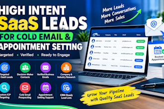 generate high intent saas leads for cold email and appointment setting