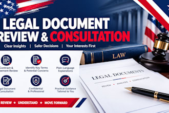 provide legal document review and consultation