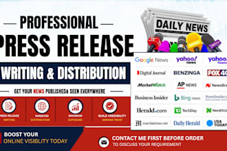 publish press release news submission submit pr distribution news media outlets