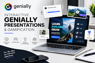 design interactive genially presentations and gamification