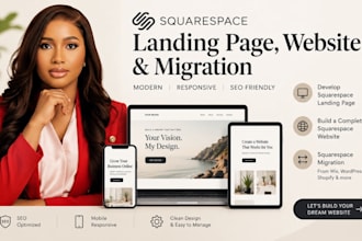 develop squarespace landing page squarespace website squarespace migration
