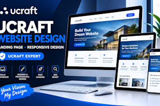 ucraft website design ucraft landing page ucraft responsive design expert