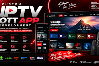 do custom iptv app development, custom ott platform, iptv ott platform, iptv epg