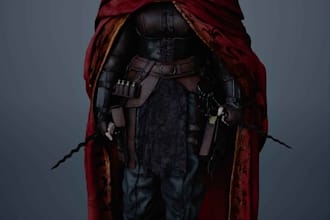 create a custom 3d character for games