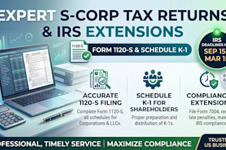 prepare and file form 7004 for your s corp tax extension