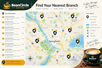 create a branded branch locator map for franchises and businesses
