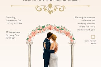 create custom invitation design