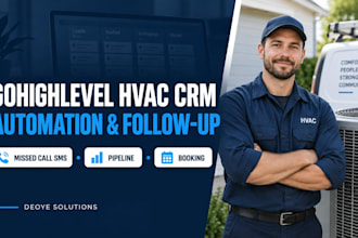 setup gohighlevel hvac crm automation missed call sms ghl lead follow up expert