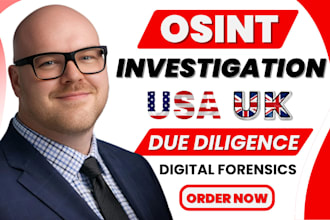do a legal due diligence and a fraud check digital footprint osint investigation