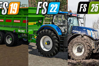 custom farming simulator fs19 fs22 and fs25 mods from scratch