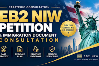 provide strategic eb2 niw petition and immigration document consultation