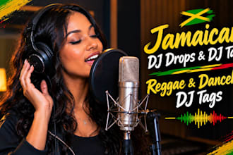 record jamaican dj drops, reggae, dancehall drops, radio jingles and hype intros