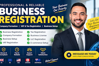 do business registration, company formation, vat and tax registration