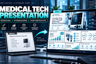 revamp medical technology presentations for fundraising and partnerships