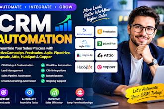do crm automation activecampaign freshsales agile pipedrive capsule attio hubspo