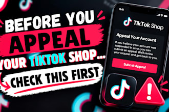 appeal deactivated tiktok shop fix tiktok suspension or tik tok shop violations