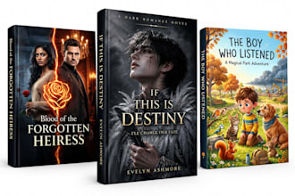 do book cover design, ebook cover design, kdp book cover, book design