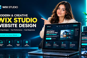 design and develop responsive wix studio website