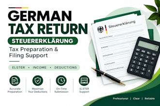 prepare and file your german tax return steuererklarung and tax filing taxes