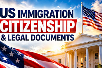 provide professional US immigration, citizenship and legal document service