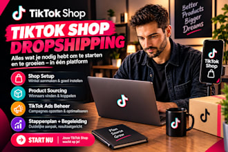 setup tiktok shop dropshipping instellen en tik tok advertenties beheren ads seo