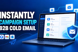 set up your instantly b2b cold email campaign