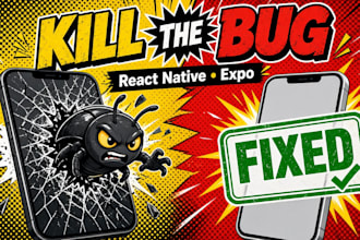 fix bugs and crashes in your react native expo app