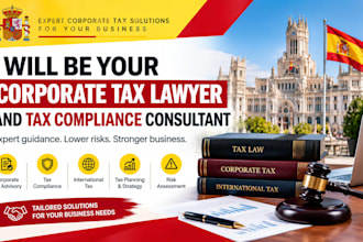 be your expert corporate tax lawyer and tax compliance consultant