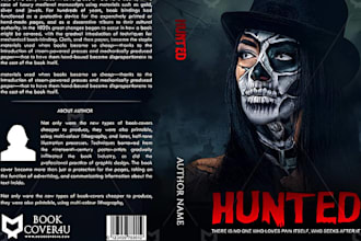 design horror book cover , dark mafia and supernatural novel for amazon kdp
