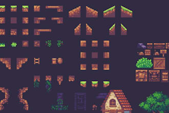 create custom pixel art sprites, tilesets and game animations