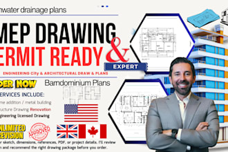 do architectural drawings, commercial mep drawings, hvac,electrical and plumbing