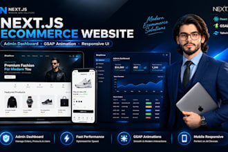 build a modern e commerce website with admin dashboard
