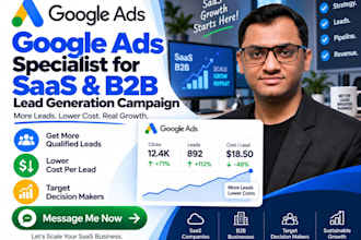 google ads specialist for saas PPC management marketing