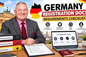 prepare your germany business registration requirements checklist and document