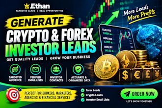 generate crypto and forex investor leads
