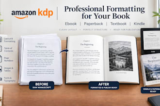 amazon kdp formatting, ebook formatting, paperback, textbook, kindle formatting