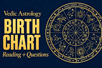 provide a detailed vedic astrology birth chart reading