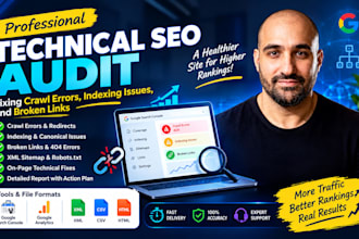 technical seo audit fixing crawl errors indexing website issues and broken link