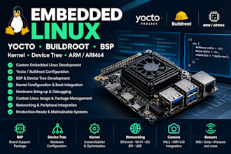 develop embedded linux with yocto buildroot bsp and device tree