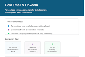 do cold email and linkedin outreach campaign