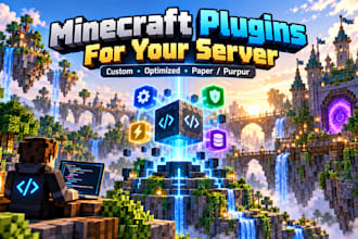 develop an advanced custom minecraft plugin for your server