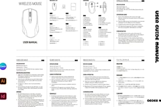 design product user guide instruction manual catalog indesign workbook booklet