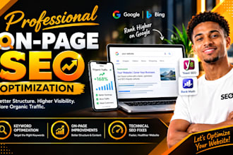 do wordpress website onpage SEO and technical optimization by yoast and rankmath