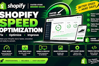 speed up your shopify store, fix core web vitals and improve shopify pagespeed