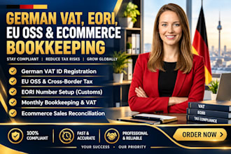 do german vat registration, eu oss return, and ecommerce bookkeeping, eori