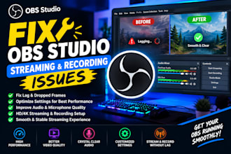fix obs studio streaming and recording issues