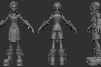 create 3d models, weapons, clothing and props for your game